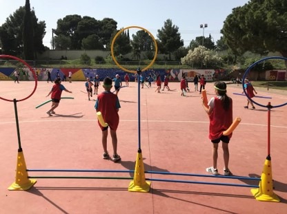 Clase de quidditch para colegio